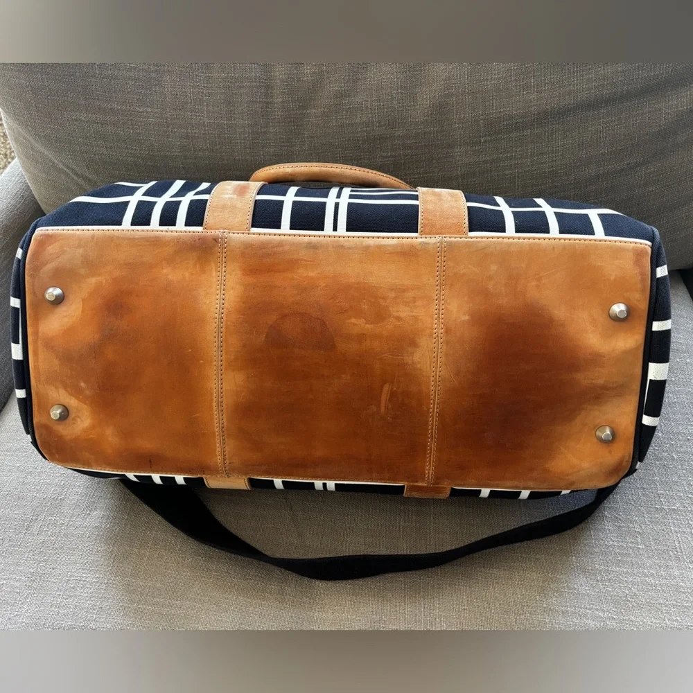 Jack Spade Limited Edition Ian Hundley Duffle Bag, Map of New York City Pattern.